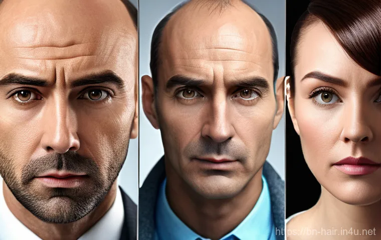 남성 전용 탈모 샴푸 베스트 - Here are three image generation prompts in English: